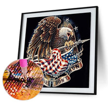 Load image into Gallery viewer, Eagle Banner 40*40CM (canvans) Full Round Drill Diamond Painting
