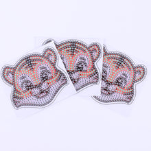 Load image into Gallery viewer, 4pcs 5D Diamond Painting Stickers Kit DIY Tiger Mosaic Art Cup Phone Decor
