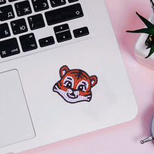 Load image into Gallery viewer, 4pcs 5D Diamond Painting Stickers Kit DIY Tiger Mosaic Art Cup Phone Decor
