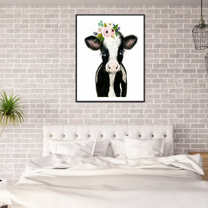 Cows 30*40CM (canvans) Full Round Drill Diamond Painting