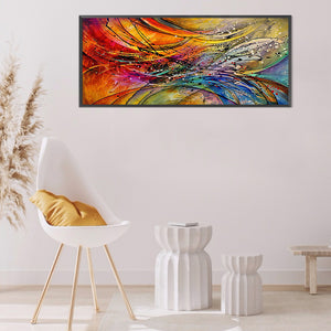 Flowing Lines 110*50CM (canvans) Full Square Drill Diamond Painting