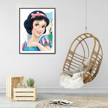 Load image into Gallery viewer, Snow White 30*40CM (canvans) Full Round Drill Diamond Painting
