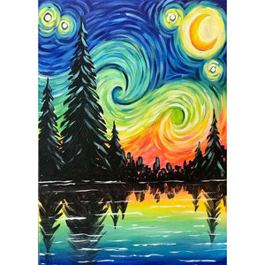 Starry Sky 20*30CM(canvans) Full Square Drill Diamond Painting