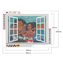 Load image into Gallery viewer, Pocahontas Outside The Window 40*30CM (canvans) Full Round Drill Diamond Painting
