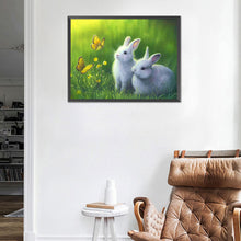 Load image into Gallery viewer, Two Rabbits 40*30CM (canvans) Full Round Drill Diamond Painting
