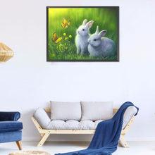 Load image into Gallery viewer, Two Rabbits 40*30CM (canvans) Full Round Drill Diamond Painting
