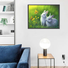 Load image into Gallery viewer, Two Rabbits 40*30CM (canvans) Full Round Drill Diamond Painting
