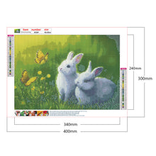 Load image into Gallery viewer, Two Rabbits 40*30CM (canvans) Full Round Drill Diamond Painting
