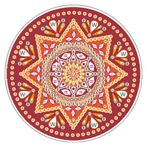 Diamond Painting Coaster DIY Mandala Cup Cushion Table Placemat (BD005)