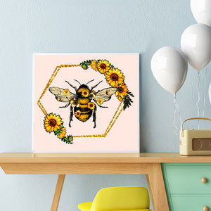 Bee 30*30CM (canvans) Full Square Drill Diamond Painting