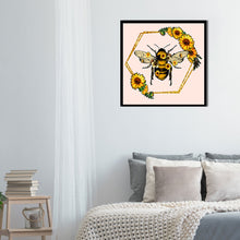 Load image into Gallery viewer, Bee 30*30CM (canvans) Full Square Drill Diamond Painting
