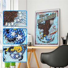 Load image into Gallery viewer, Eagle 30*40CM (canvans) Partial Special-Shaped Drill Diamond Painting
