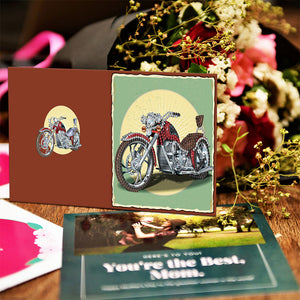 8pcs DIY Diamond Painting Greeting Cards with Envelopes Mosaic Postcards