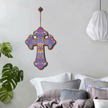 Load image into Gallery viewer, Wooden Jesus Christ Cross Pendant DIY Diamond Painting Pray Decor (GSP301)
