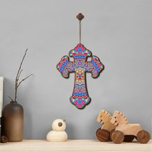 Load image into Gallery viewer, Wooden Jesus Christ Cross Pendant DIY Diamond Painting Pray Decor (GSP301)
