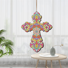 Load image into Gallery viewer, Wooden Jesus Christ Cross Pendant DIY Diamond Painting Pray Decor (GSP303)
