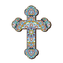 Load image into Gallery viewer, Wooden Jesus Christ Cross Pendant DIY Diamond Painting Pray Decor (GSP304)
