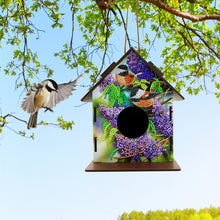 Load image into Gallery viewer, Hanging Bird House DIY Diamond Painting Wooden Bird Nest Hut Cage (NW01)
