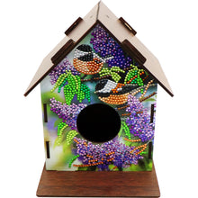 Load image into Gallery viewer, Hanging Bird House DIY Diamond Painting Wooden Bird Nest Hut Cage (NW01)
