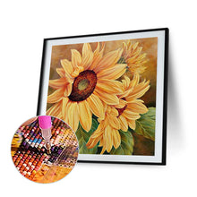 Load image into Gallery viewer, Sunflower 40*40CM (canvans) Full Round Drill Diamond Painting
