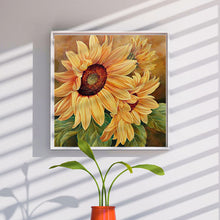 Load image into Gallery viewer, Sunflower 40*40CM (canvans) Full Round Drill Diamond Painting
