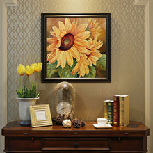 Load image into Gallery viewer, Sunflower 40*40CM (canvans) Full Round Drill Diamond Painting
