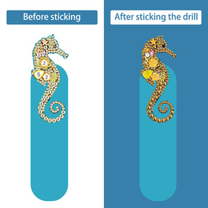 DIY Diamond Painting Leather Bookmark Mosaic Special-shaped Drill (SQ067)