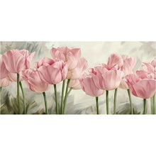 Load image into Gallery viewer, Pink Tulips 80*40CM (canvans) Full Square Drill Diamond Painting
