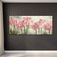 Load image into Gallery viewer, Pink Tulips 80*40CM (canvans) Full Square Drill Diamond Painting
