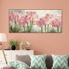 Load image into Gallery viewer, Pink Tulips 80*40CM (canvans) Full Square Drill Diamond Painting
