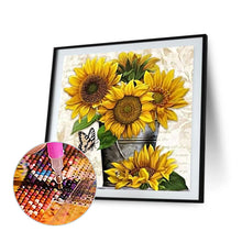 Load image into Gallery viewer, Sunflower 40*40CM (canvans) Full Round Drill Diamond Painting
