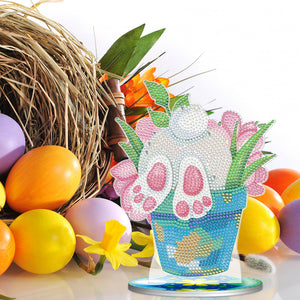 DIY Diamond Painting Table Ornament Bunny Handmade Home Decor (BJP306)