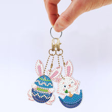 Load image into Gallery viewer, 8pcs Diamond Painting Keyring Kits DIY Rabbit Keychain Bag Pendant (YSK096)
