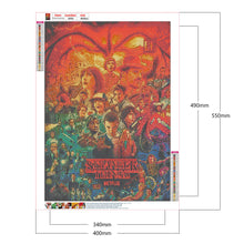 Load image into Gallery viewer, Stranger Things 40*55CM (canvans) Full Round Drill Diamond Painting
