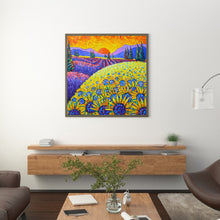 Load image into Gallery viewer, Sunflower 30*30CM (canvans) Full Round Drill Diamond Painting
