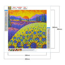 Load image into Gallery viewer, Sunflower 30*30CM (canvans) Full Round Drill Diamond Painting
