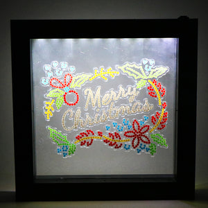 LED Light DIY Diamond Painting Mosaic Art Crafts Christmas Decor (DGH03)