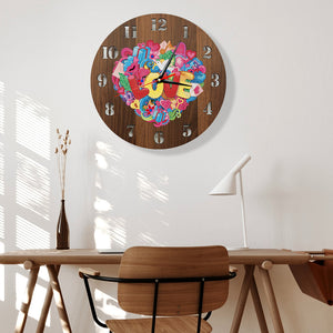 DIY Diamond Painting Love Wood Clock DIY Wall Art Crafts Mosaic (ZB602)