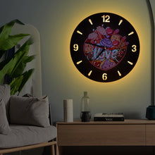 Load image into Gallery viewer, DIY Diamond Painting Love Wood Clock DIY Wall Art Crafts Mosaic (ZB603)
