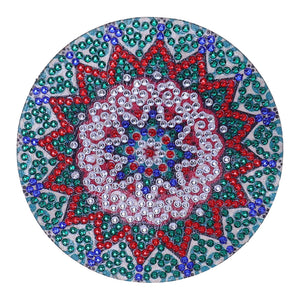 DIY Diamond Painting Mandala Round Coaster Cup Table Placemat (AA1059-4)