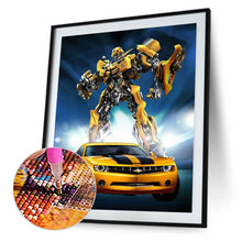 Load image into Gallery viewer, Transformers Bumblebee 40*50CM (canvans) Full Round Drill Diamond Painting
