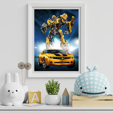 Load image into Gallery viewer, Transformers Bumblebee 40*50CM (canvans) Full Round Drill Diamond Painting
