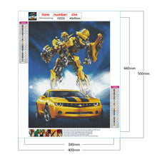 Load image into Gallery viewer, Transformers Bumblebee 40*50CM (canvans) Full Round Drill Diamond Painting
