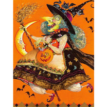 Load image into Gallery viewer, Halloween 30x40CM(canvas) Full Round Drill Diamond Painting
