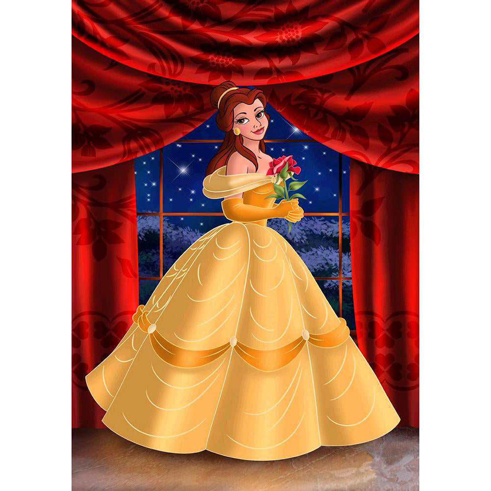 Princess Belle 30x40cm(canvas) Full Square Drill Diamond Painting