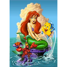 Load image into Gallery viewer, Little Mermaid Princess Ariel 30x40cm(canvas) Full Square Drill Diamond Painting
