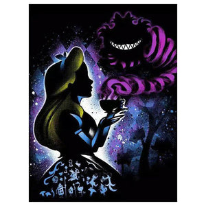 Silhouette Princess 30*40CM(canvans) Full Square Drill Diamond Painting