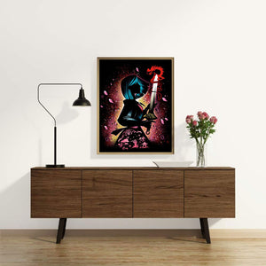 Disney Mulan Silhouette 50x60cm(canvas) Full Square Drill Diamond Painting