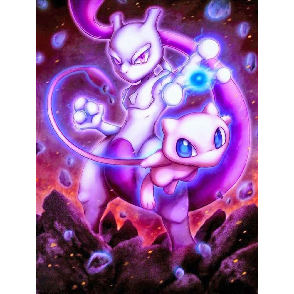 Pokemon Super Dream 30*40CM(canvans) Full Round Drill Diamond Painting