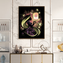 Load image into Gallery viewer, Disney Silhouette Rapunzel Le Pei 40x50cm(canvas) Full Round Drill Diamond Painting
